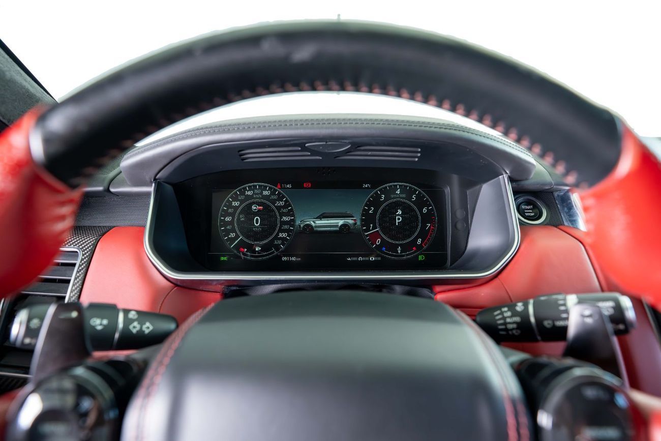 Land Rover Range Rover Sport SVR 5.0L (575 HP) AWD Range Rover Sport SVR Ultimate Edition-Bespoke Color-Black/Red Interior-Black 