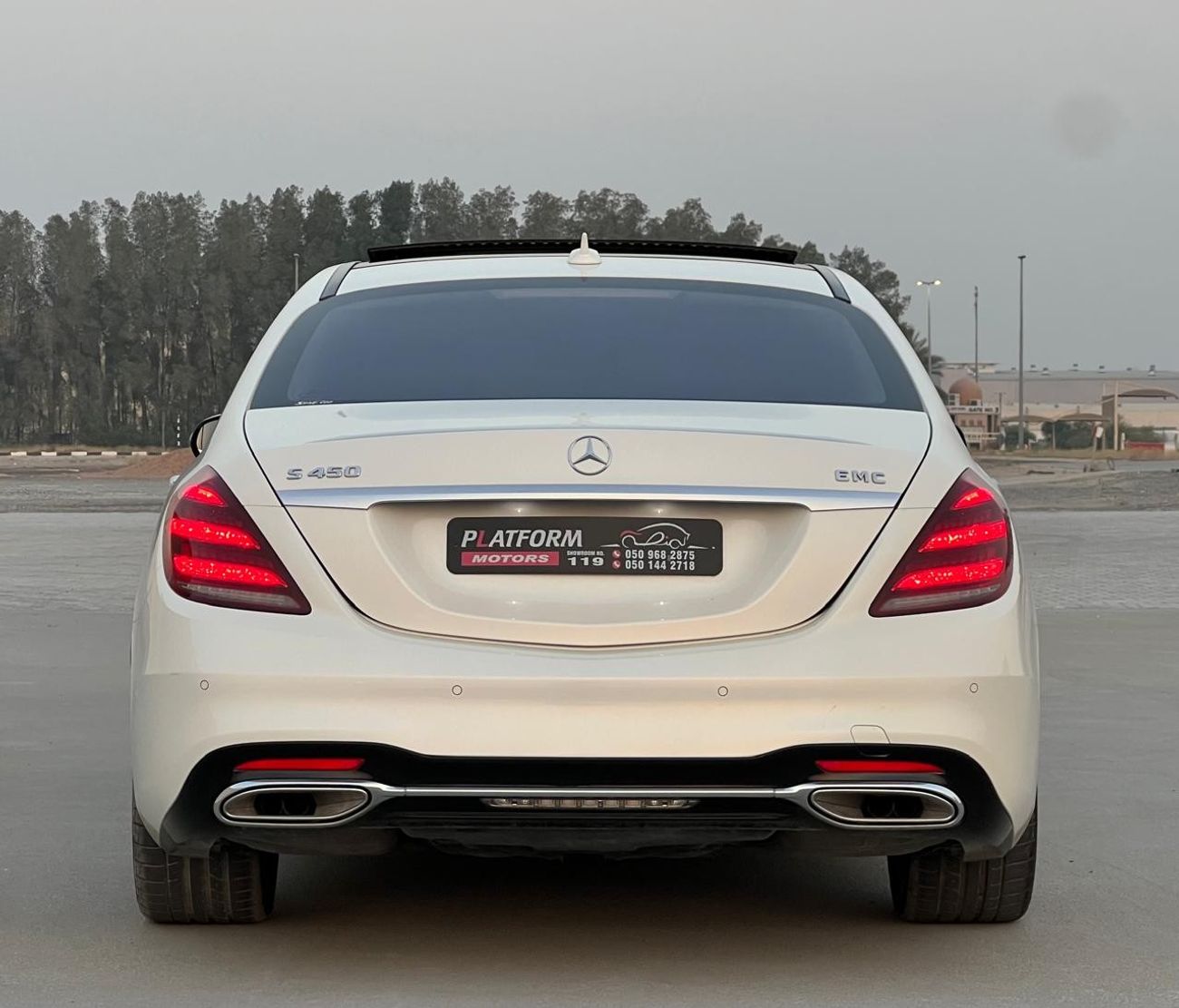 مرسيدس بنز S 450 مرسيدس بينز اس 450 موديل 2018 مواصفات خليجية صبغ وكالة بدون حوادث