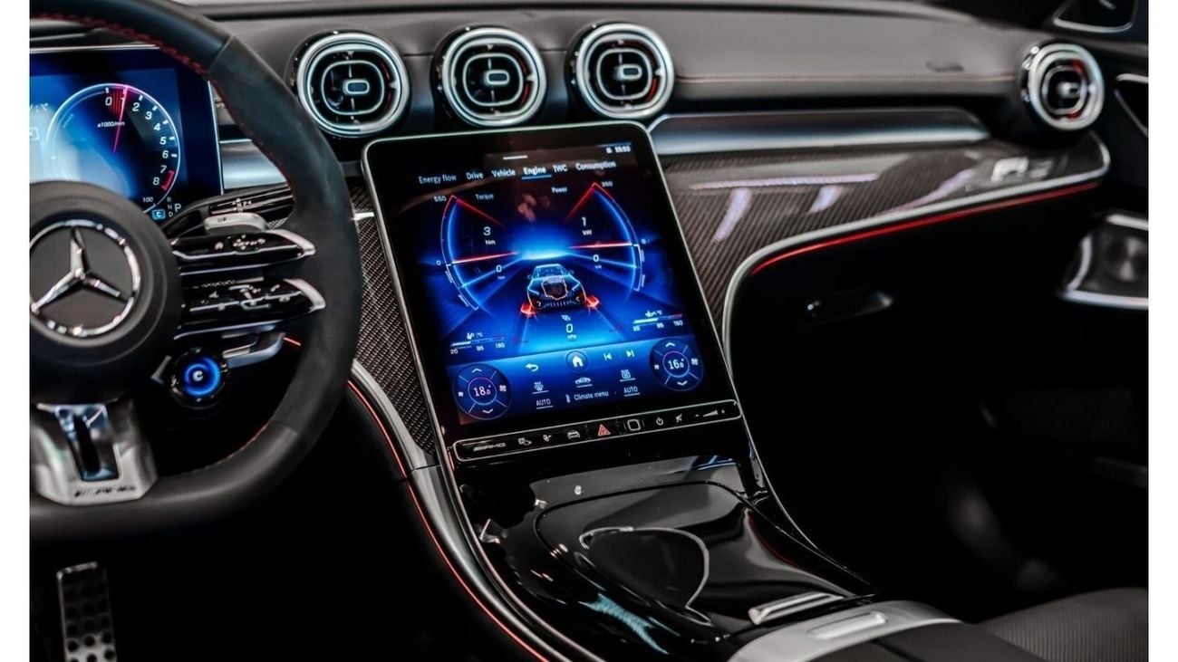 Mercedes-Benz C 63 AMG 2024 Mercedes C63s AMG E-Performance F1 Edition, 2029 Mercedes Warranty + Service, Very Low KMs, GCC