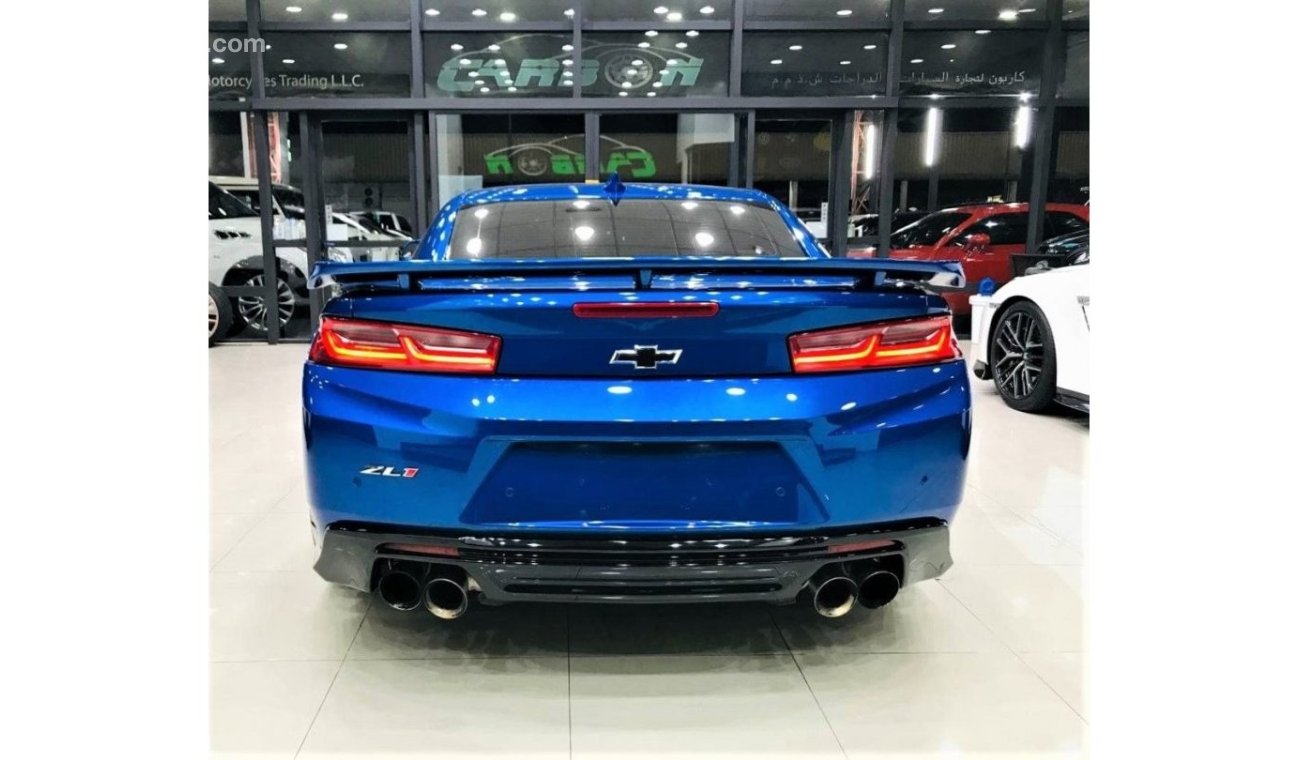 Chevrolet Camaro CHEVROLET CAMARO ZL1 2018 GCC CAR WITH FULL SERVICE HISTORY WARRANTY TILL 2024 ORIGINAL PAINT