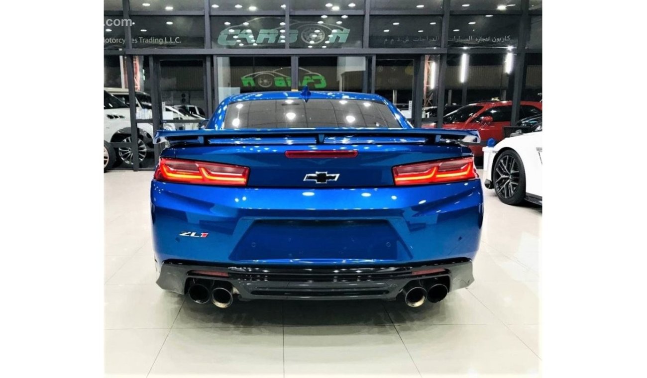 شيفروليه كامارو CHEVROLET CAMARO ZL1 2018 GCC CAR WITH FULL SERVICE HISTORY WARRANTY TILL 2024 ORIGINAL PAINT