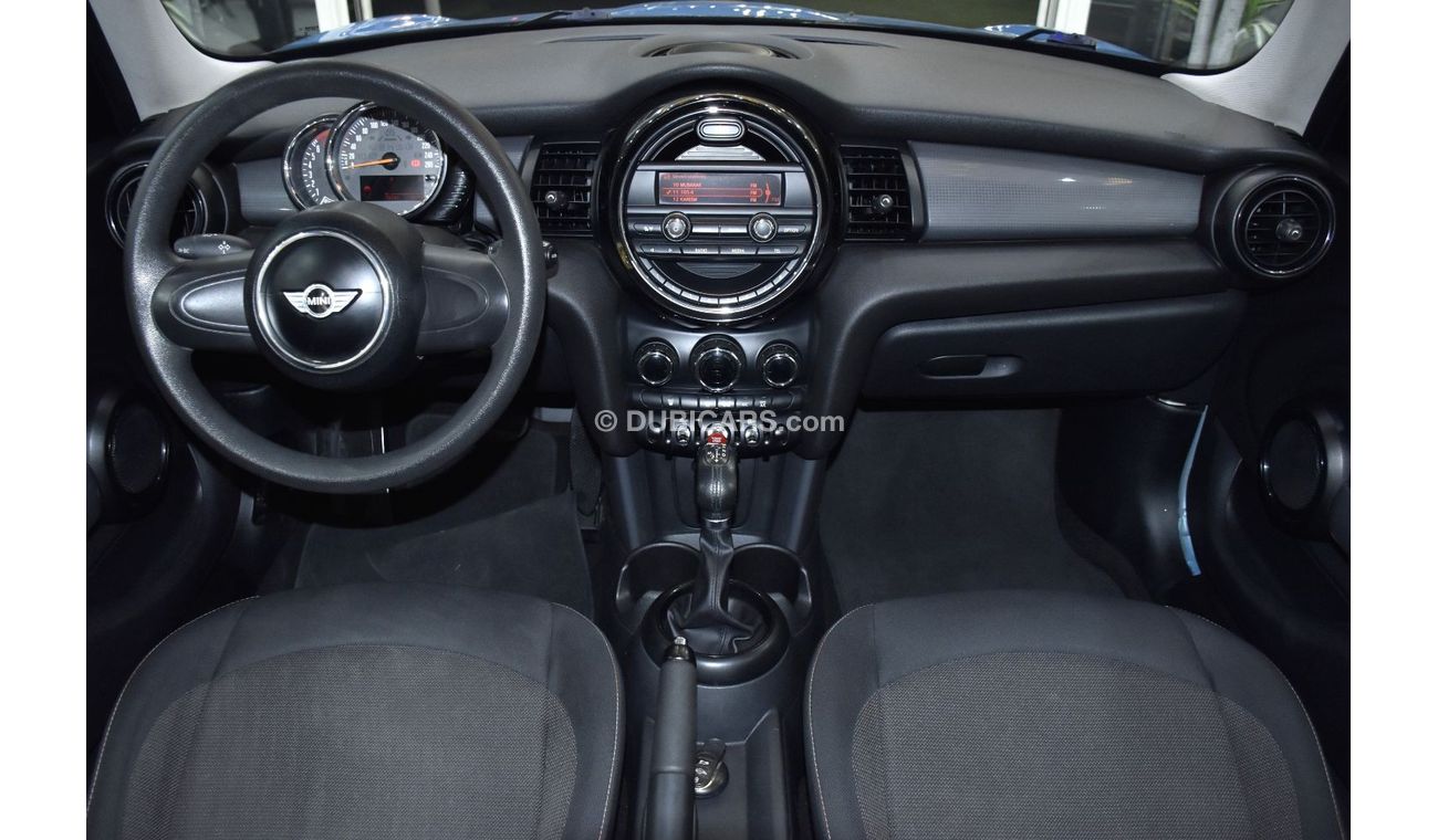 Mini Cooper EXCELLENT DEAL for our Mini Cooper ( 2015 Model ) in Blue Color GCC Specs