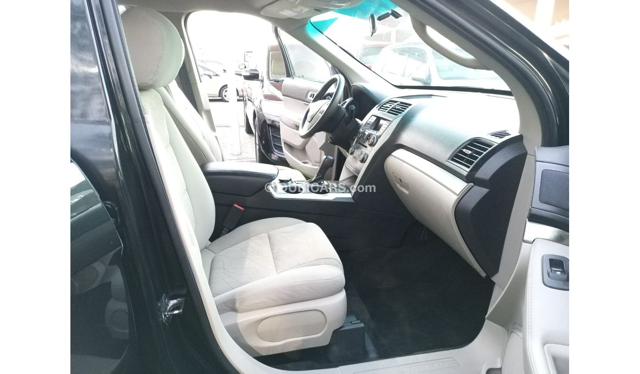 فورد إكسبلورر موديل 2014 صبغ وكالة خليجى مثبت سرعة تحكم حساسات رنجات أنوار ضباب خشب جناح خلفى بحالة ممتازة