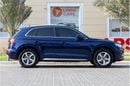 أودي Q5 45 TFSI Quattro 2.0L Audi Q5 45TFSI Quattro 2022 GCC under Agency Warranty and Service Contract with