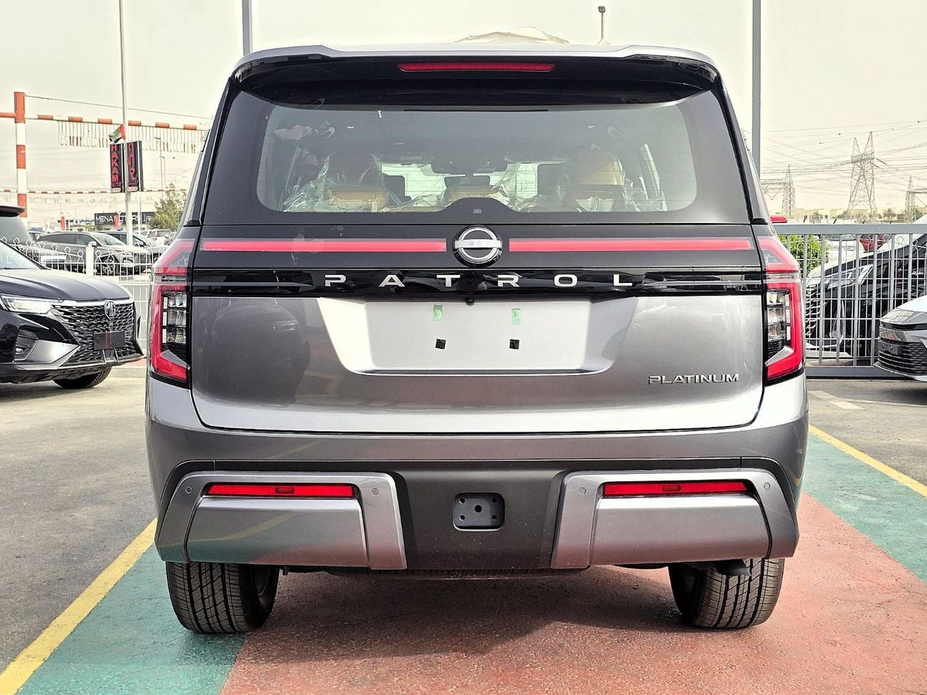 Nissan Patrol Nissan Patrol LE Platinum City 3.5l Twin turbo petrol A/T 4WD SUV Grey Color Inside Tan GCC 2026 Mod
