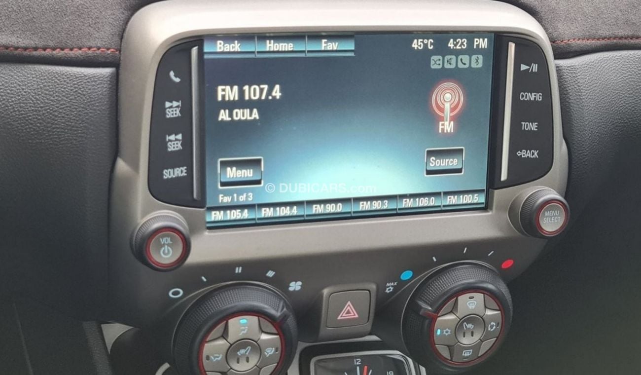 Chevrolet Camaro ZL1 6.2L V8 Partial Service History GCC Manual Transmission