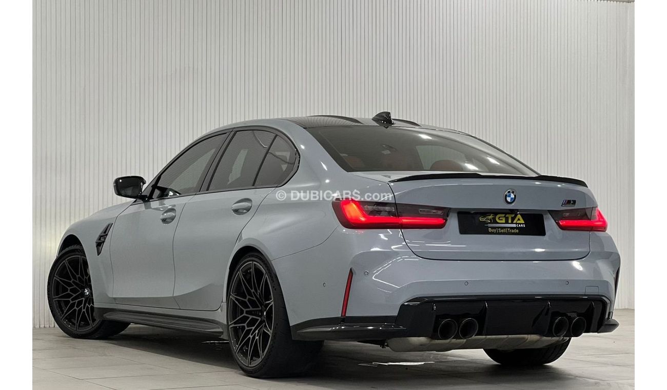 بي أم دبليو M3 2022 BMW M3 Competition, FEB 2027 BMW Warranty + Service Contract, GCC