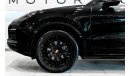 Porsche Cayenne Std 2021 Porsche Cayenne Coupe, July 2024 Porsche Warranty, Full Porsche Service History, GCC