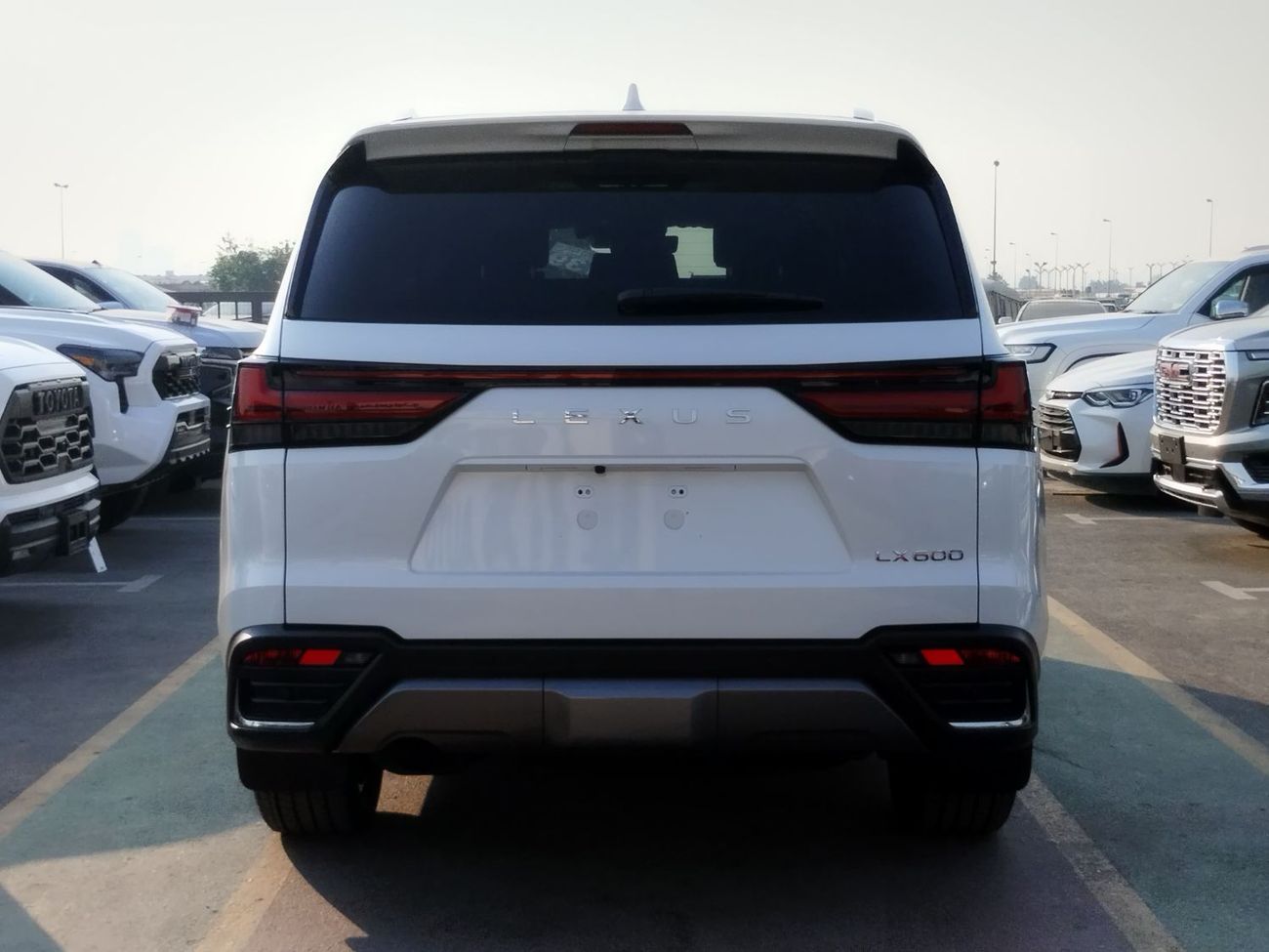 Lexus LX 600 Lexus Lx600 RHD white colour exterior and red interior petrol engine 2025 brand new