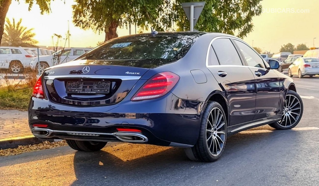 مرسيدس بنز S 560 2018 | Perfect Condition | European Specs | Low Mileage