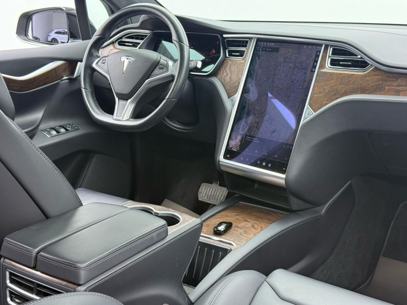 تسلا موديل اكس Long Range (AWD) 2018 Tesla Model X 100D, 2026 Tesla Warranty, Pilot Seats, Excellent Condition, GCC