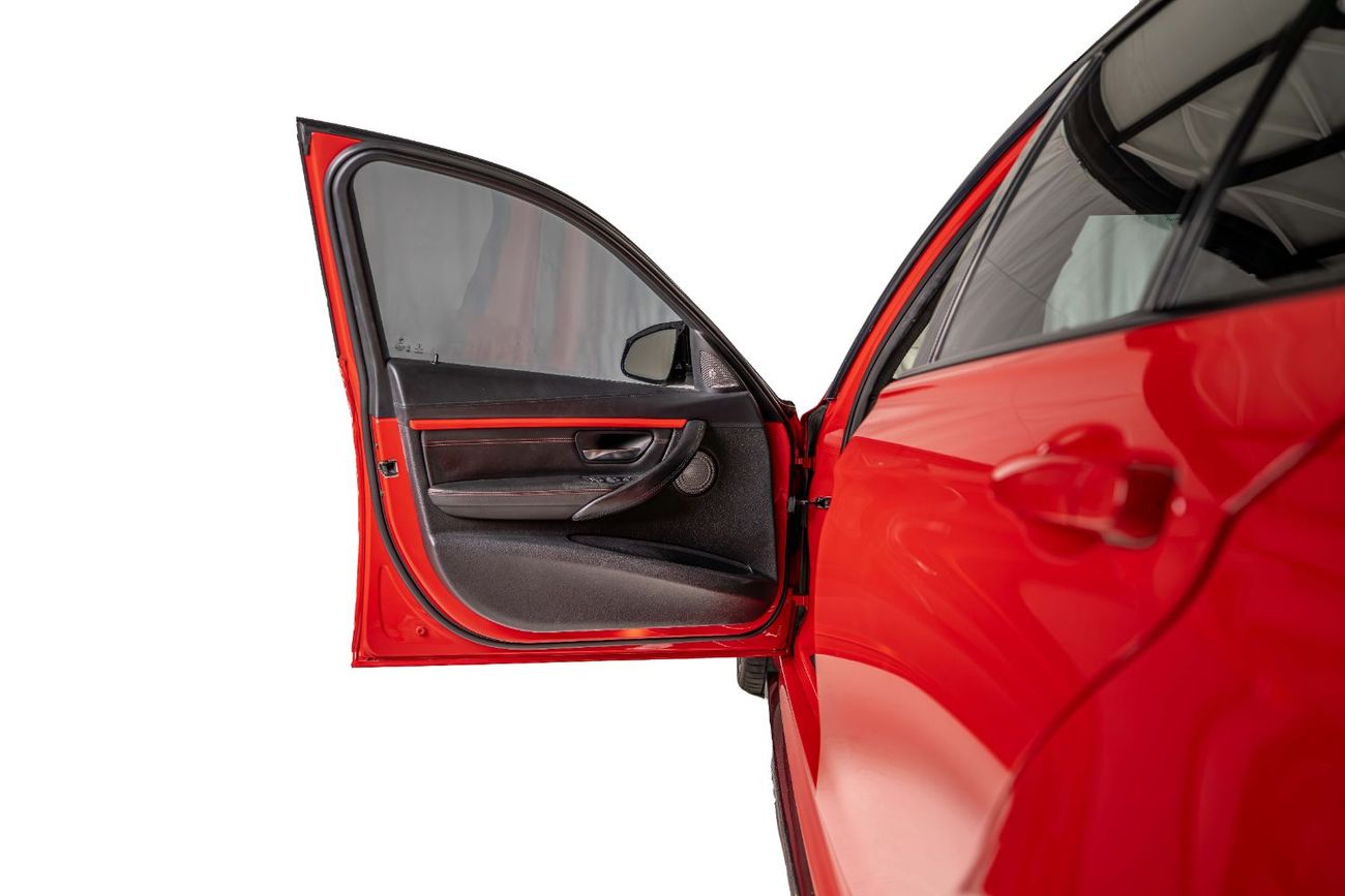 BMW M3 Competition 3.0L Rosso Corsa BMW Individual Color-Carbon Ceramic Brakes-Gold Brake Calipers