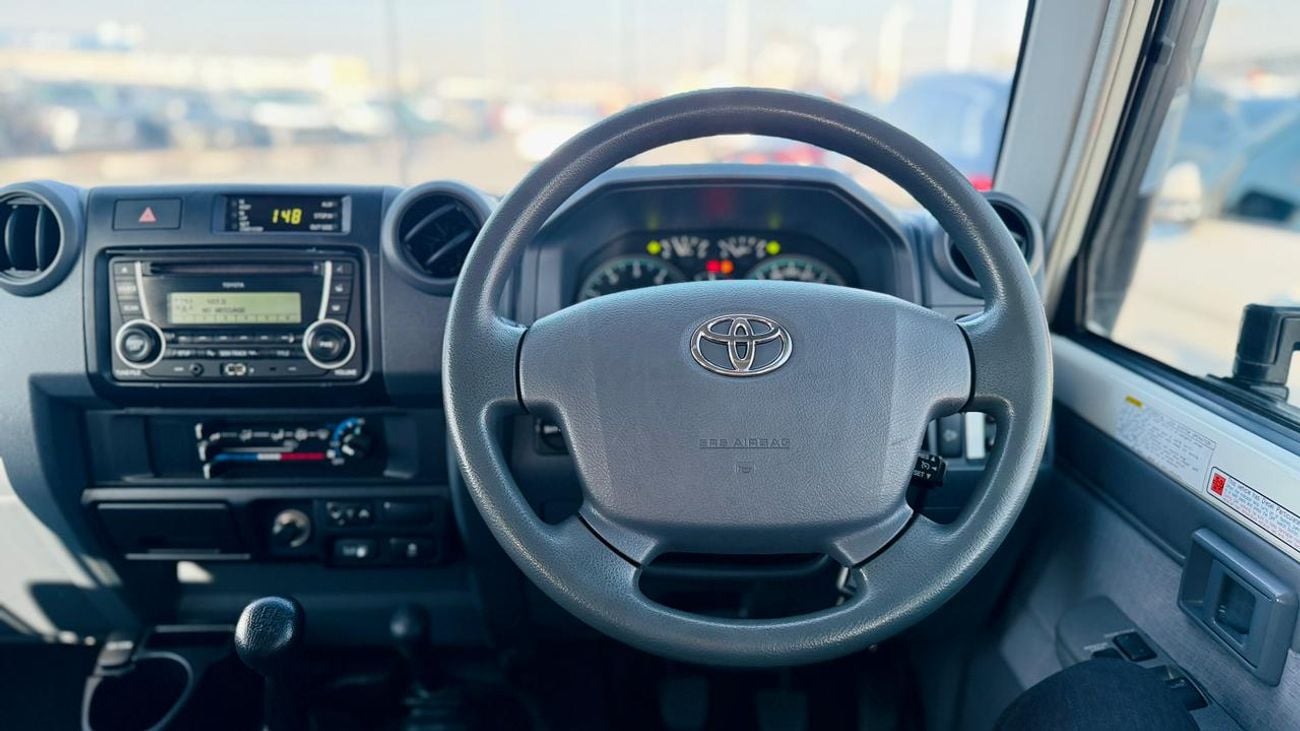 Toyota Land Cruiser 70 2018 | 4.5L DIESEL ENGINE | MT | RHD | HEAVY BULL BAR WITH LED FOCUSED LIGHTS | DUAL BULL BAR ANTENN