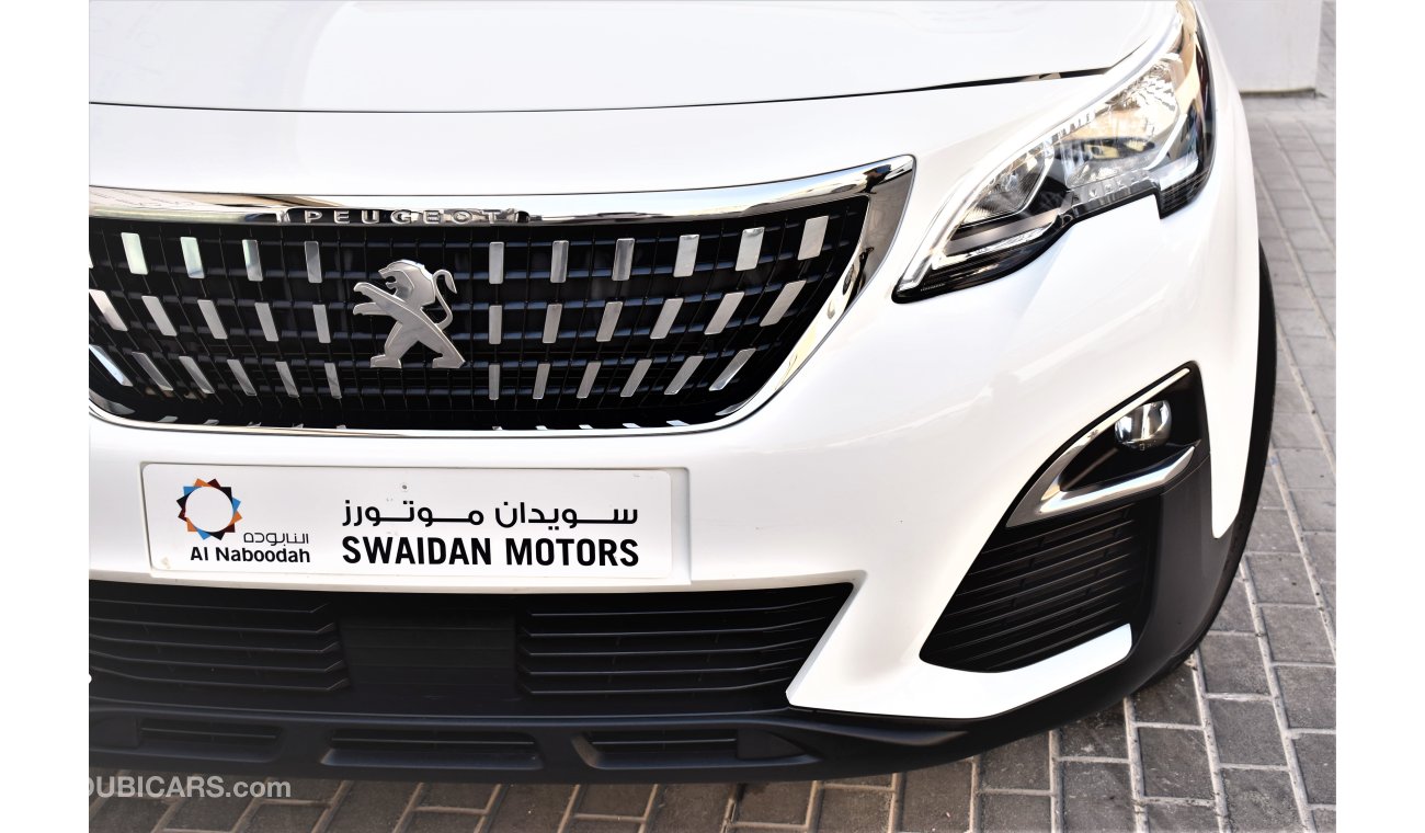 Peugeot 3008 AED 1762 PM | 1.6L ACTIVE GCC AGENCY WARRANTY