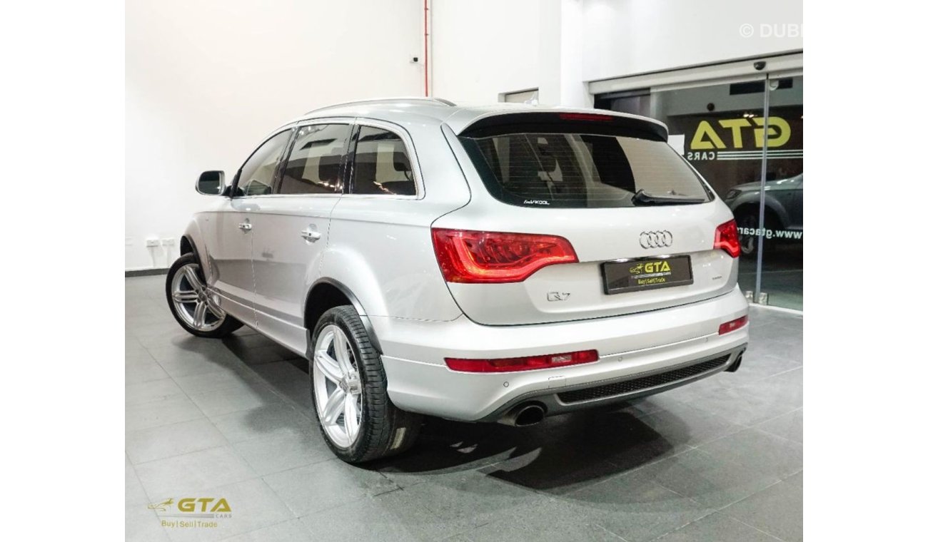 Audi Q7 2015 Audi Q7 S-Line Quattro, Full Audi History, GCC, Mint Condition