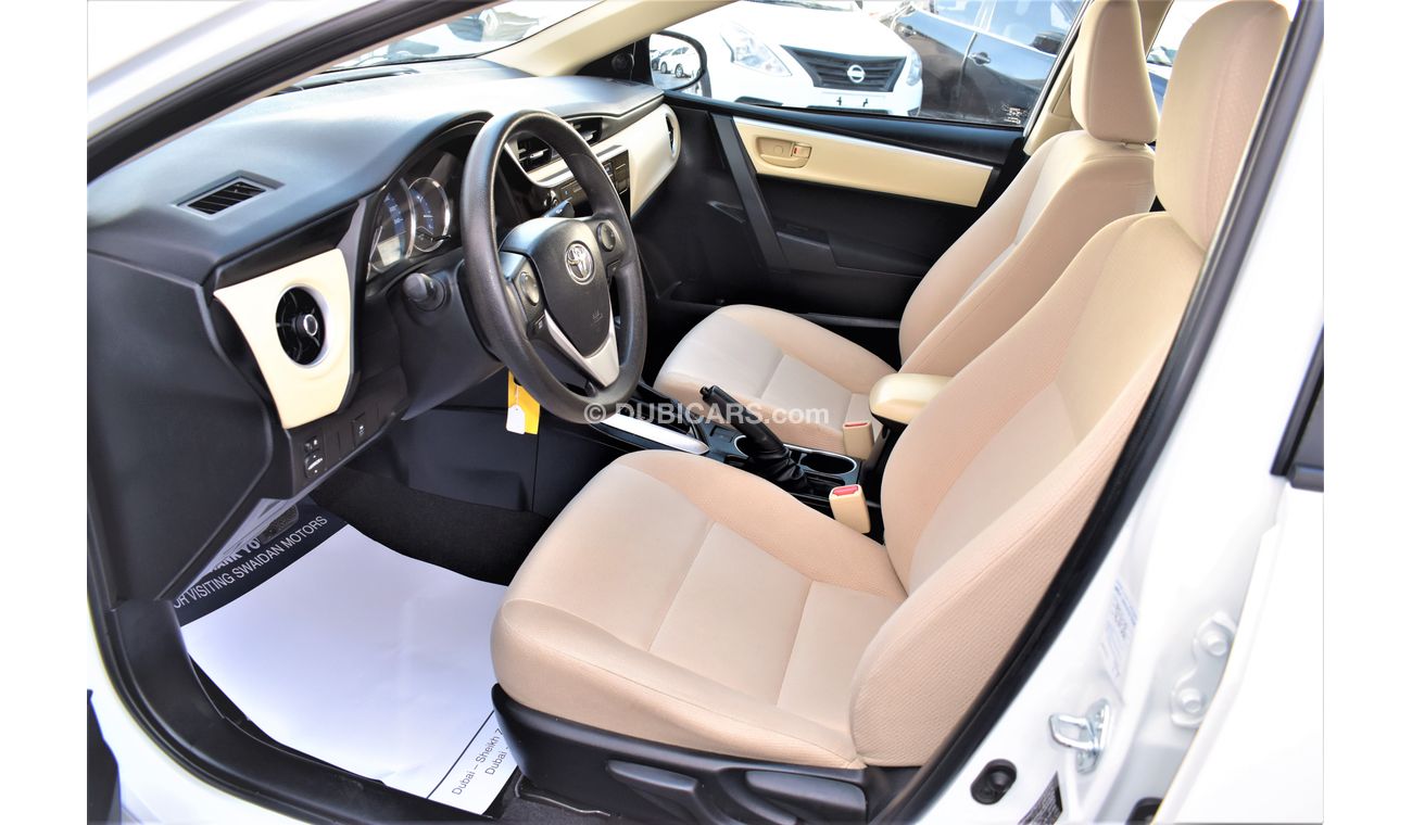 Toyota Corolla 2.0L SE GCC 2019 DEALER WARRANTY
