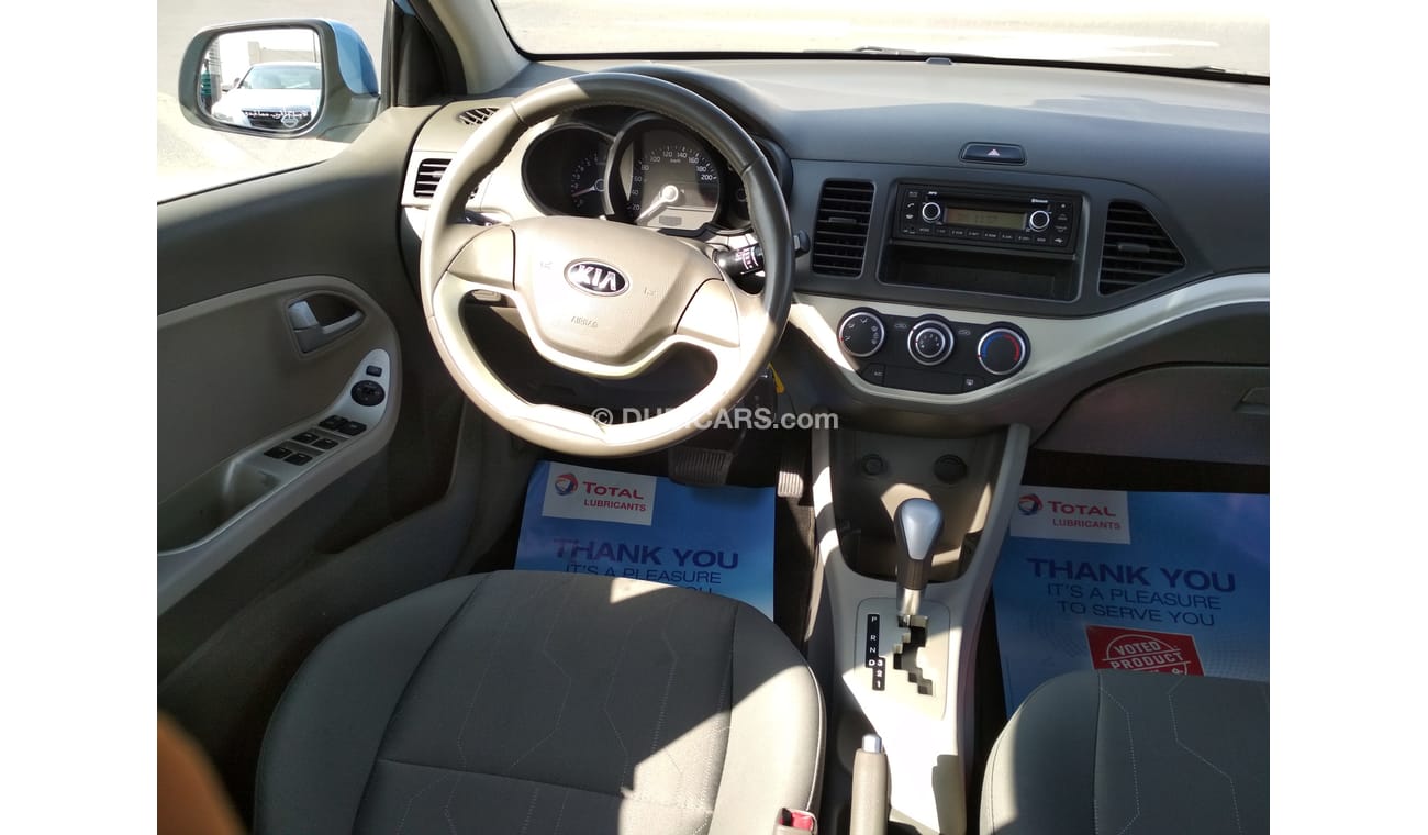 كيا بيكانتو 2015 سماوى خليجى تشيكات وكالة بدون صبغ بدون حوادث ممتازة ماشية قليل