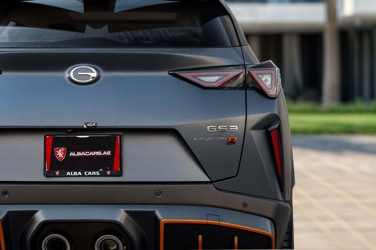 GAC GS3 Emzoom 1,567 P.M  | 0% Downpayment | EMZOOM R-STYLE | 5 YEARS WARRANTY!