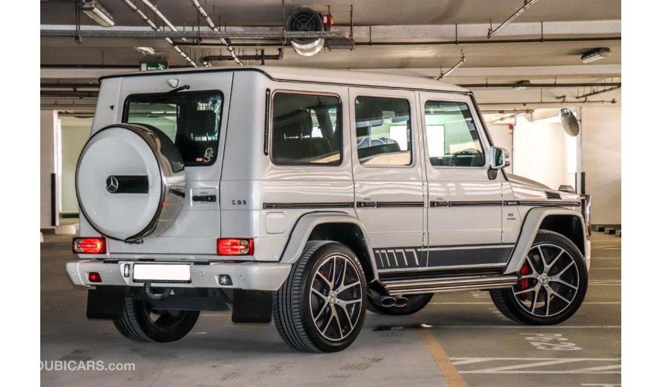 مرسيدس بنز G 63 AMG Mercedes-AMG G63 Edition 463 2016 GCC under Warranty with Zero Down-Payment.