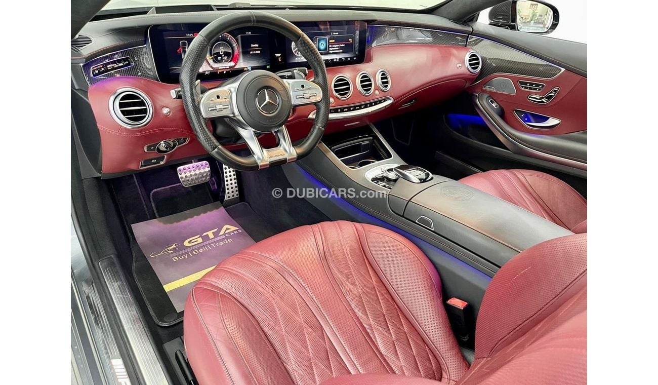 Mercedes-Benz S 63 AMG Coupe 2018 Mercedes S63 Coupe AMG FULL OPTION, Full Service History, Warranty, GCC