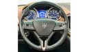 Maserati Ghibli Std 2018 Maserati Ghibli, September 2025 Maserati Warranty, Full Maserati Service History, GCC