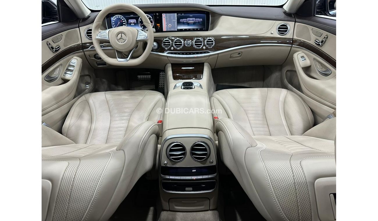 Mercedes-Benz S 500 High 2017 Mercedes Benz S500 5 Buttons, Warranty, Full Mercedes Service History, Full Options, GCC