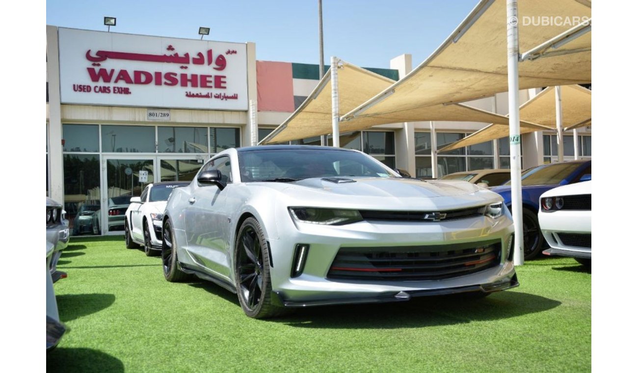 شيفروليه كامارو CAMARO/RS/V6/2018/ORIGINAL AIRBAGS/LEATHER SEATS/SUNROOF/VERY GOOD CONDITION