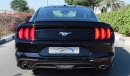 Ford Mustang Ecoboost 2018, GCC, 0km w/ 3 Years or 100K km Warranty and 60K km Service from Al Tayer Motors