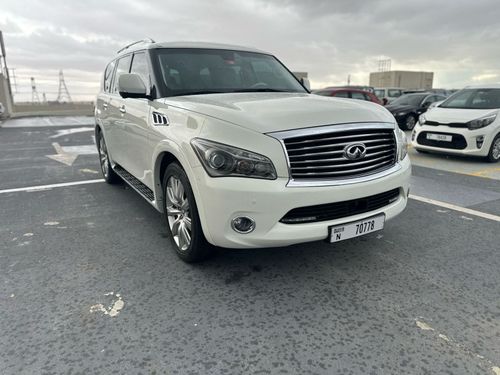 إنفينيتي QX80 Infiniti QX80 GCC 8 cylinder 4.4 full Option full service history aqency