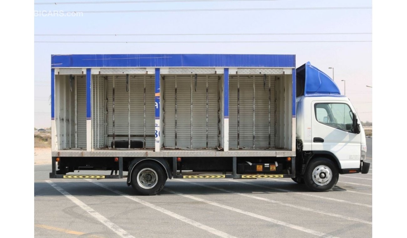 ميتسوبيشي فوسو 2017 | CANTER LONG CHASSIS SHUTTER BOX WITH GCC SPECS AND EXCELLENT CONDITION