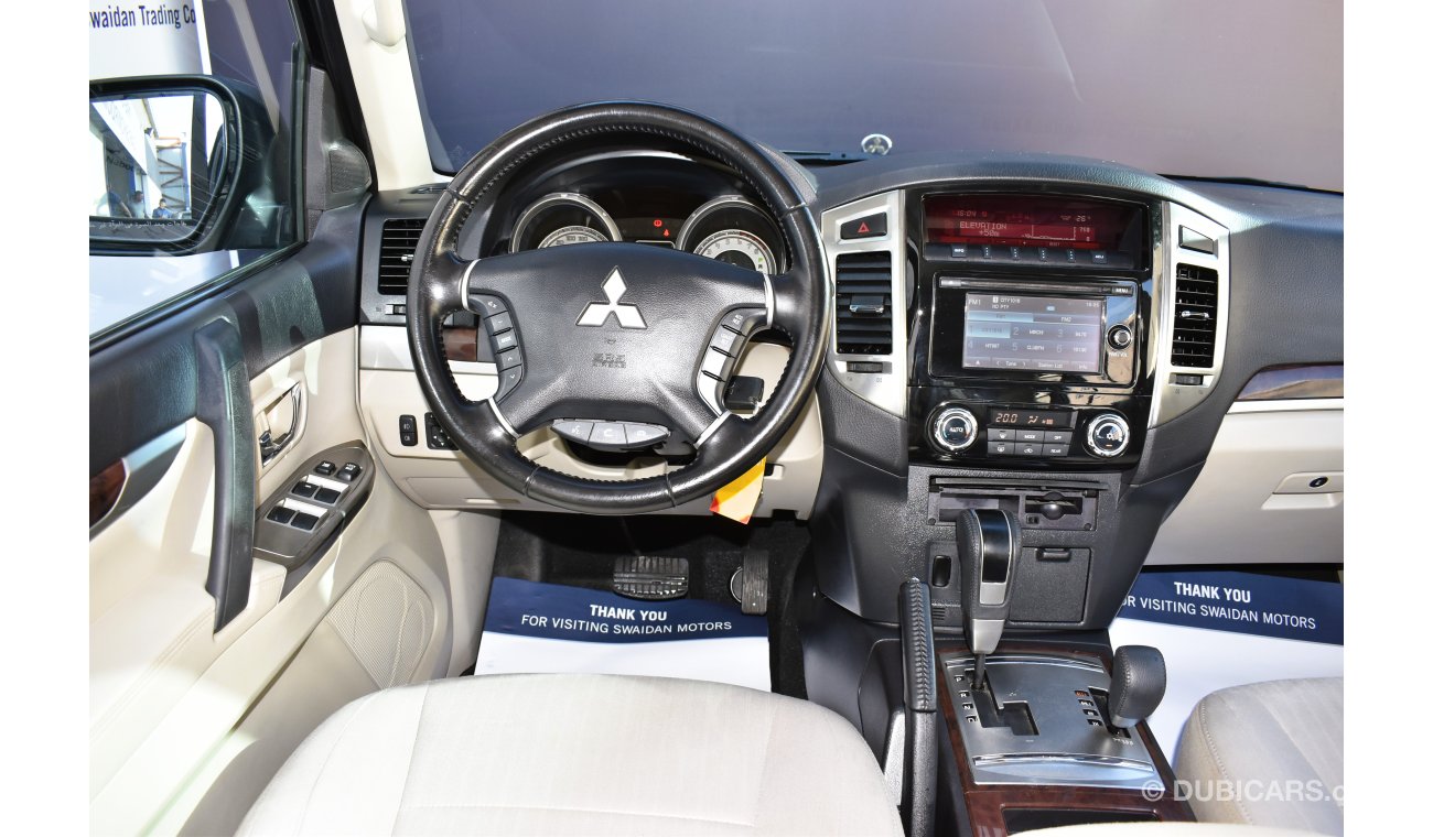 ميتسوبيشي باجيرو AED 1489 PM | 3.0L GLS V6 4WD GCC DEALER WARRANTY