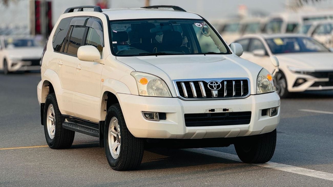 Toyota Prado BLACK LEATHER SEATS | 3.0L DIESEL | RHD | 2006 | REAR VIEW CAMERA | SIDE FENDER HOOD MIRROR