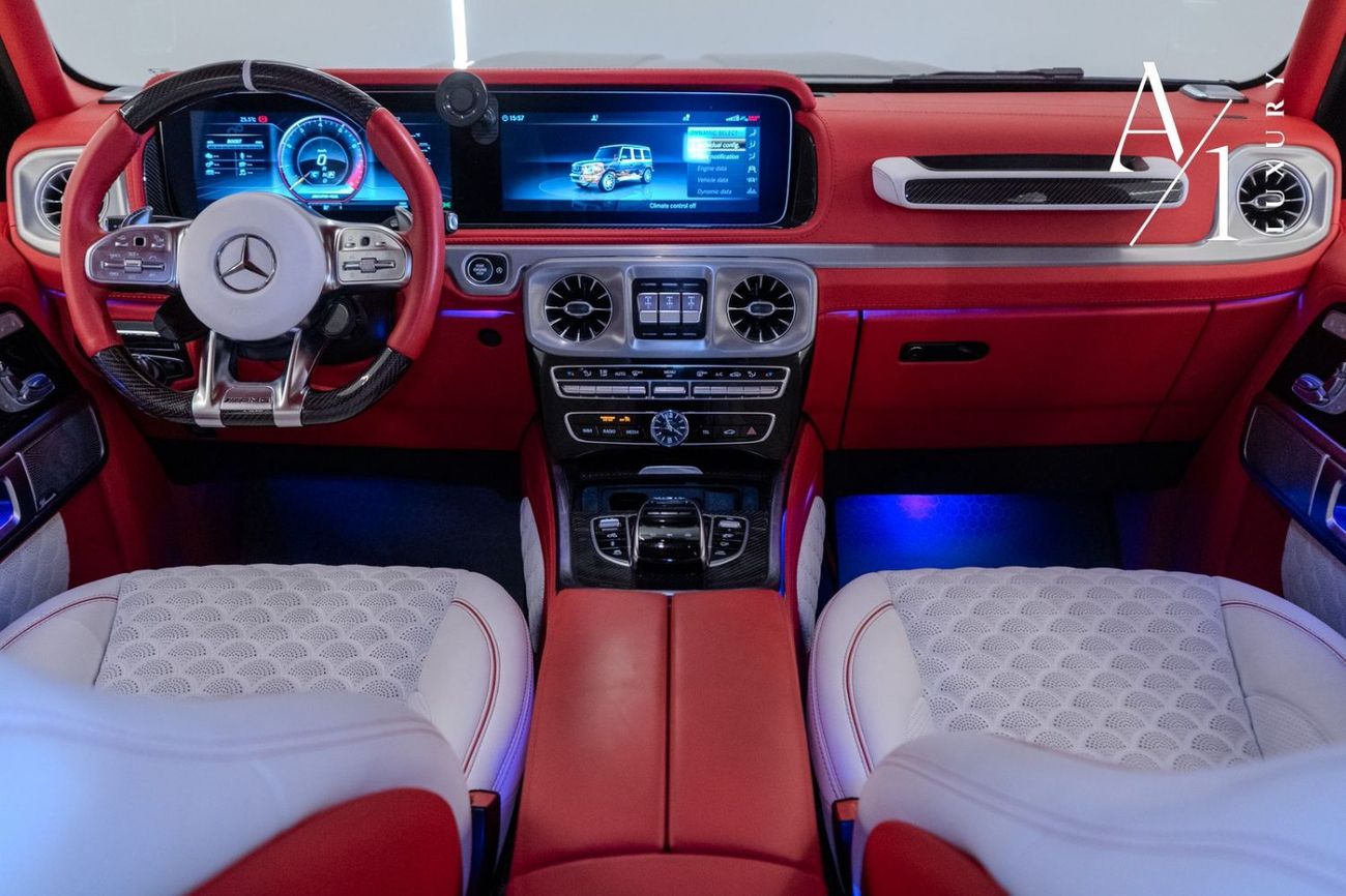 مرسيدس بنز G 63 AMG 2021 Mercedes G63, Brabus (800) Fully Loaded, Carbon Fibre Package, GCC Specs
