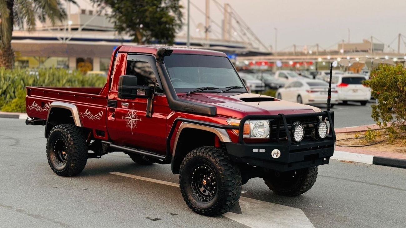 Toyota Land Cruiser Pick Up BULL BAR WITH LED LIGHTS | AIR SNORKEL | 2013 | RHD | 4.5L DIESEL | REAR VIEW CAMERA