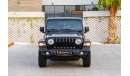 Jeep Wrangler Unlimited  | 2,722 P.M | 0% Downpayment | Full Jeep History!