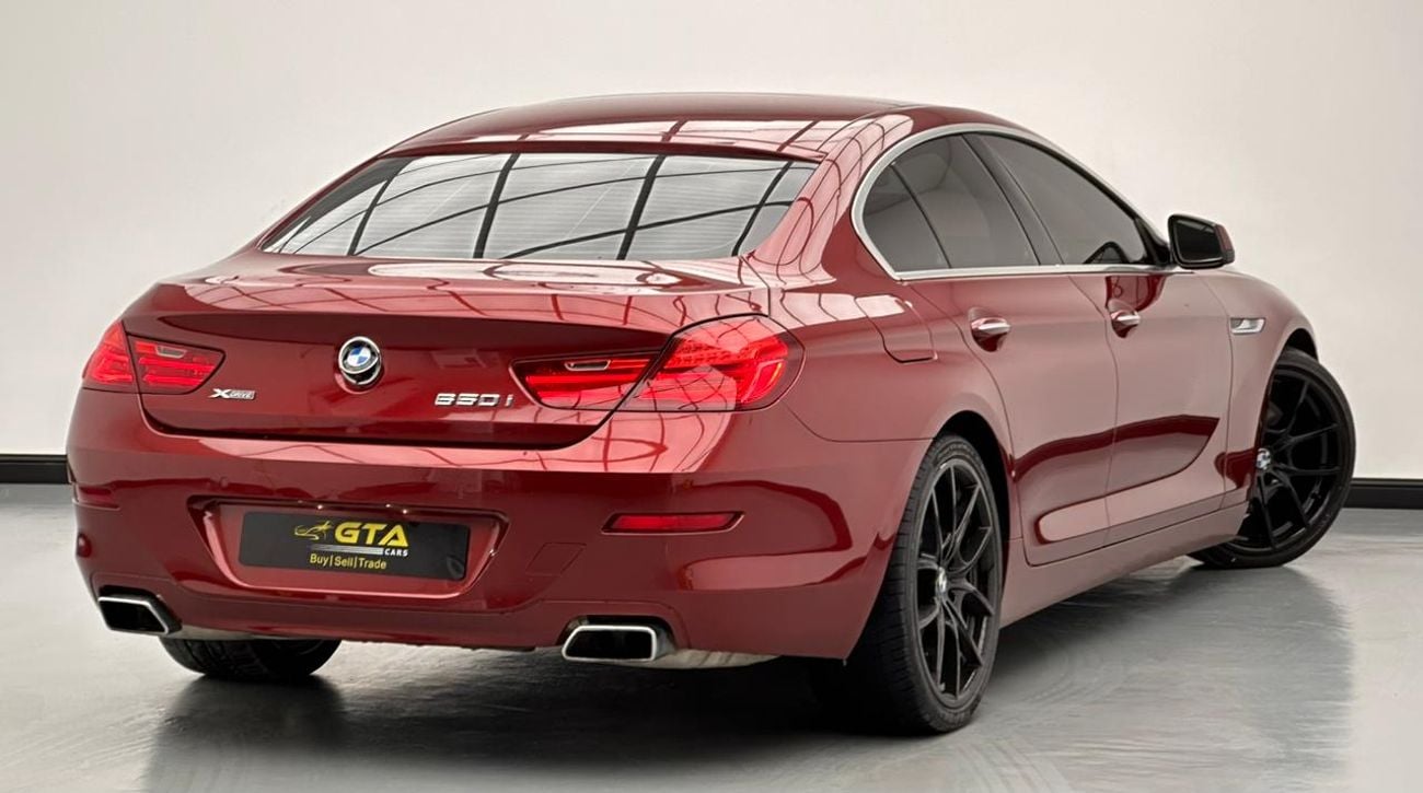 بي أم دبليو 650i 2015 BMW 650i xDrive Gran-Coupe M-Sport, BMW Full Service History, Excellent Condition, GCC
