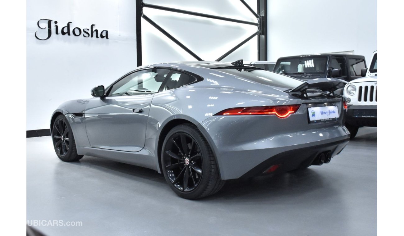 جاغوار F-Type EXCELLENT DEAL for our Jaguar F-Type ( 2015 Model ) in Grey Color GCC Specs