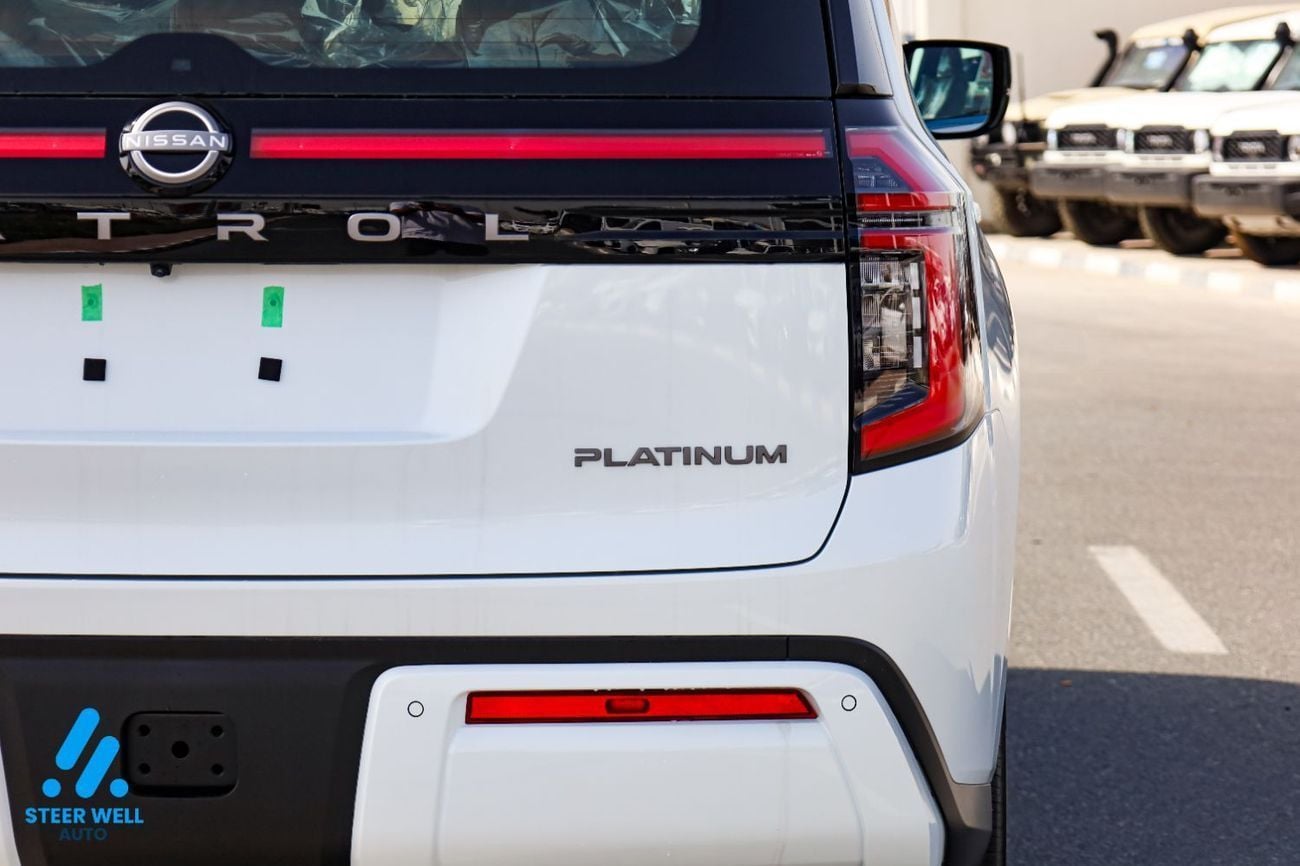 Nissan Patrol LE Platinum | Twin-Turbo AWD | 9AT | Dual-Tone  | Tan Interior | Height-Control | Export Only