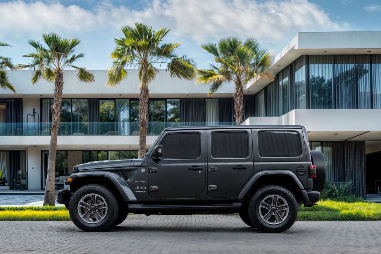 Jeep Wrangler Wrangler Unlimited Sahara | 2,938 P.M | 0% Downpayment | Excellent Condition! | Ramadan Offer!