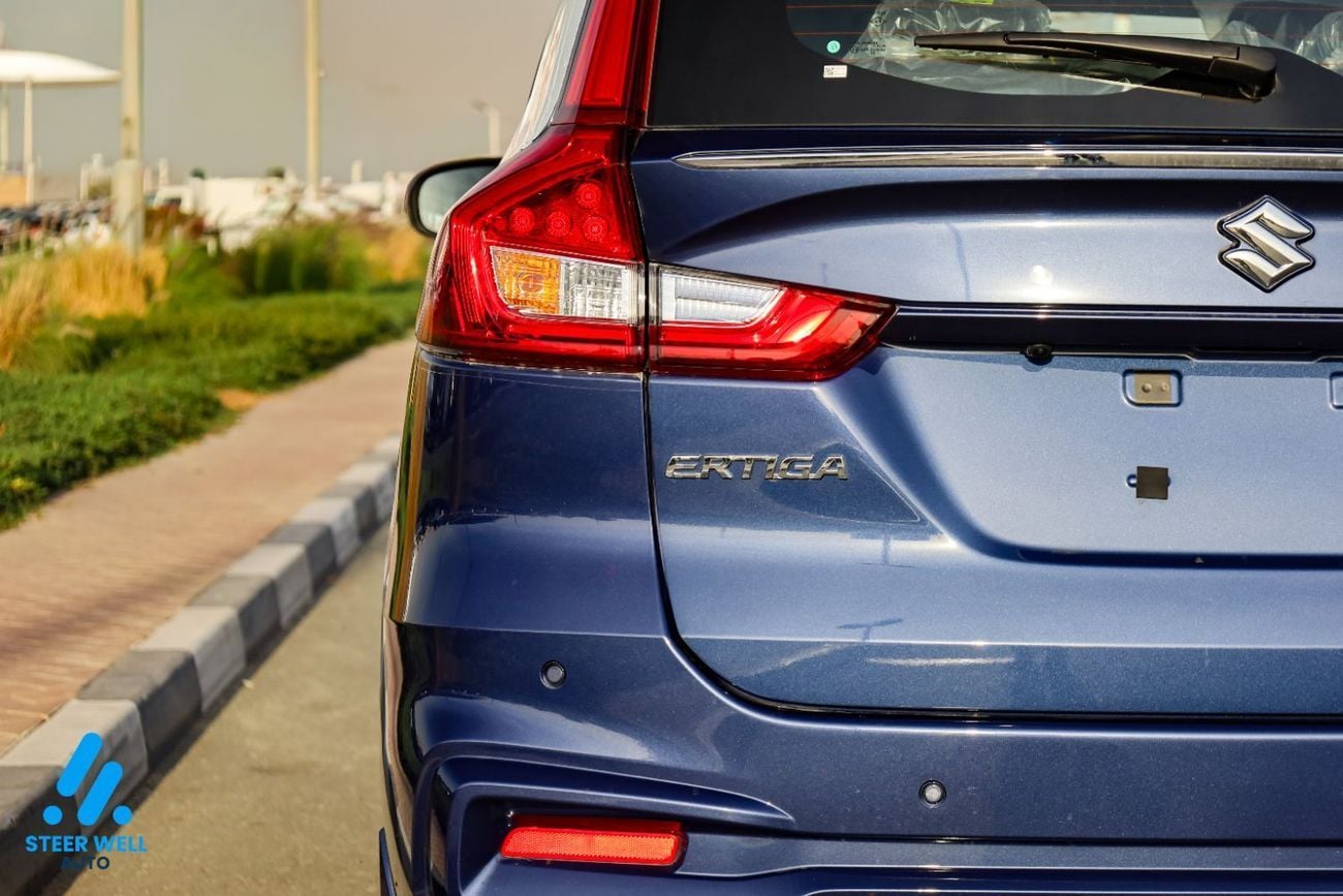 سوزوكي ايرتيغا GLX 2026 | GCC Specs | 7-Seater Comfort | Petrol AT | 6 Airbags | Oxford Blue | Best Price