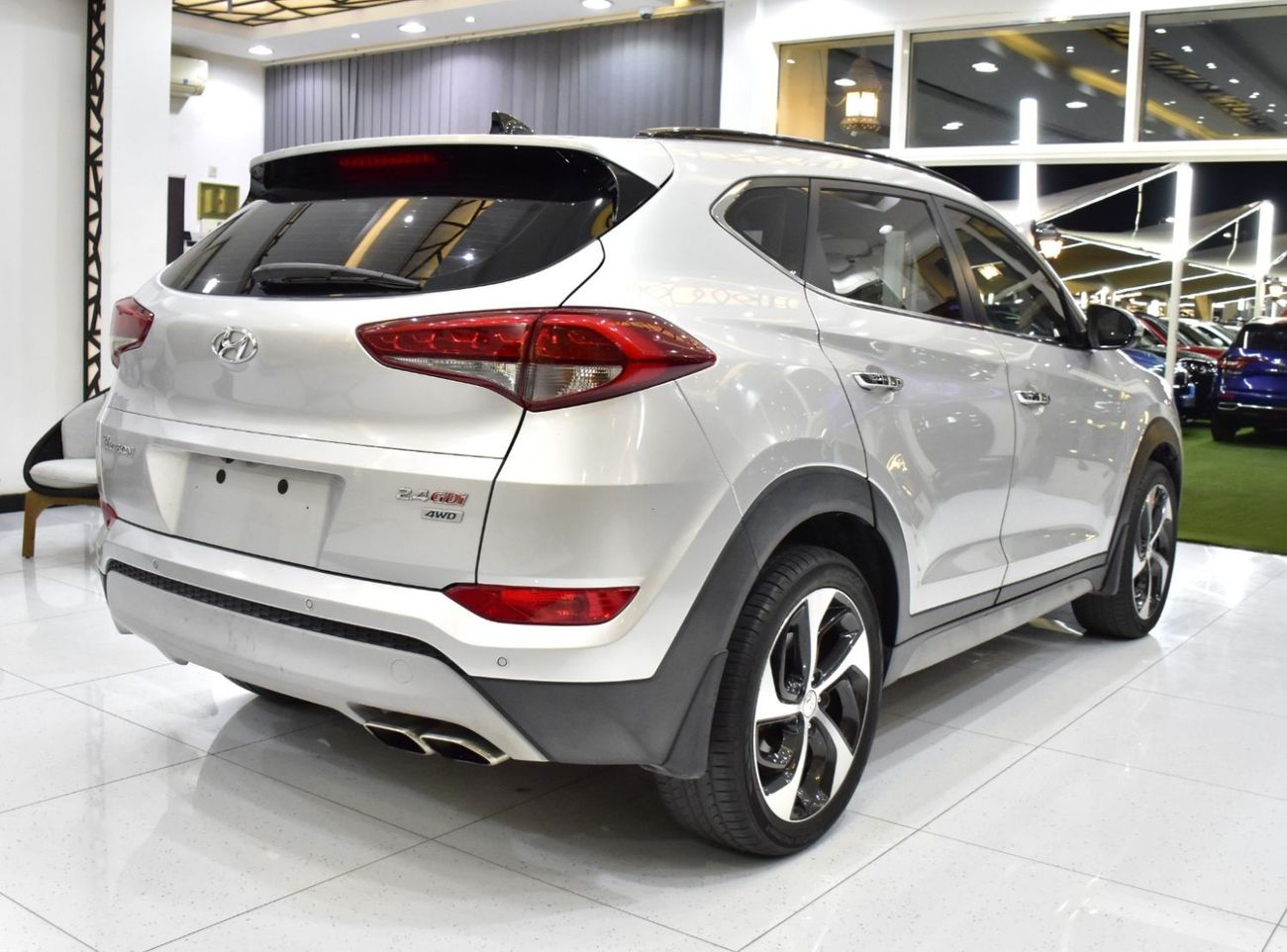 Hyundai Tucson EXCELLENT DEAL for our Hyundai Tucson 4WD ( 2018 Model ) in Silver Color GCC Specs