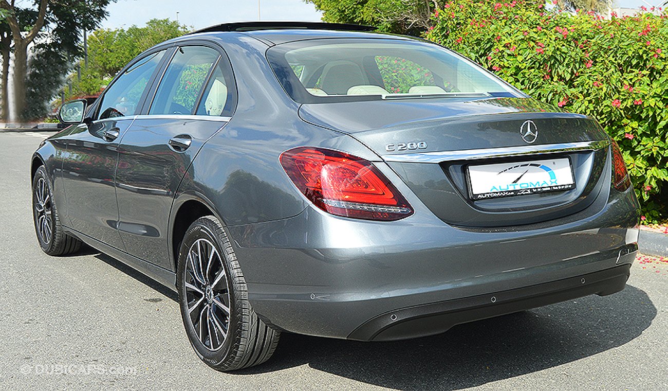 مرسيدس بنز C200 2020 AMG, GCC, 0km w/ 2Yrs Unlimited Mileage Warranty + 3Yrs Service @ EMC