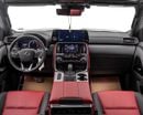 لكزس LX 700h F SPORT سيارة F-Sport موديل 2026 باللونين الأسود والأحمر (بدون نظام ركن آلي)
