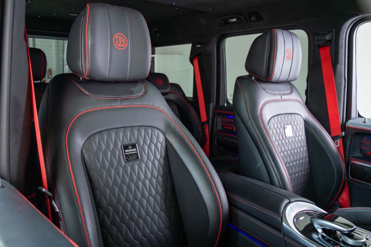 BRABUS 900 - Mercedes-AMG G 63 Brabus 900 Rocket Kit-Masterpiece Interior Black With Red Accents-Full Carbon
