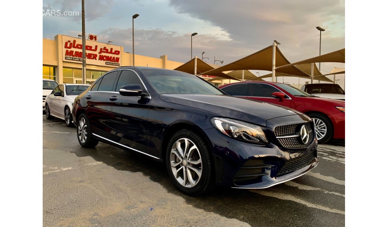 مرسيدس بنز C 300 مرسيدس C300توين تيربو موديل 2015  مواصفات فتحت سقف بنوراما شاشه حساسات كميرا خلفيه  تشغيل بصمه. اضوي