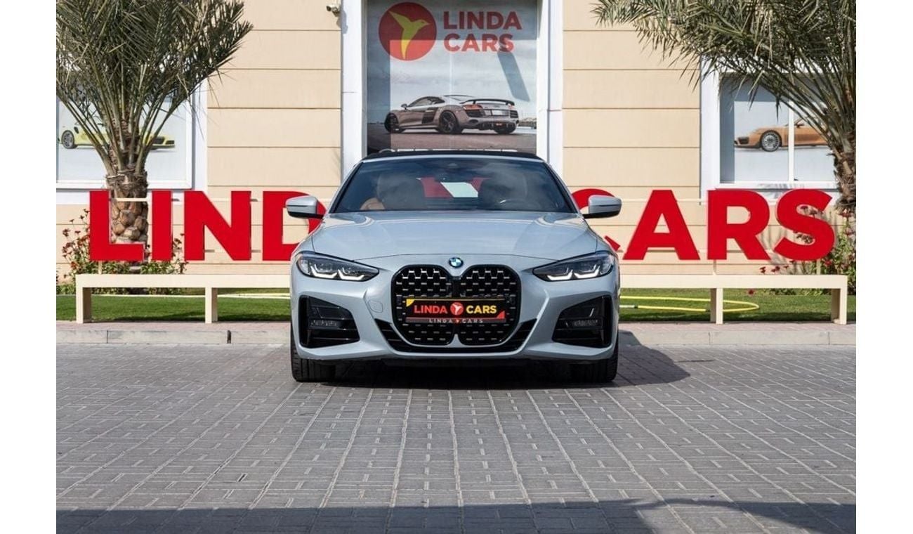 BMW 420i M Sport 2.0L BMW 420i M-Sport Convertible 2022 GCC under Agency Warranty and Service Contract with F