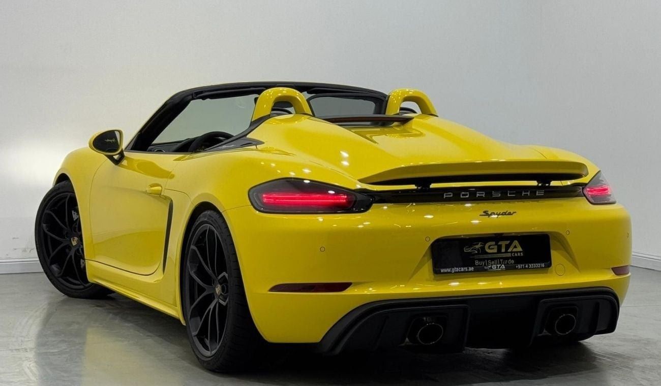 Porsche 718 Spyder RS 2023 Porsche 718 Spyder Cabriolet, March 28 Porsche Warranty, Full Porsche Service History, GCC