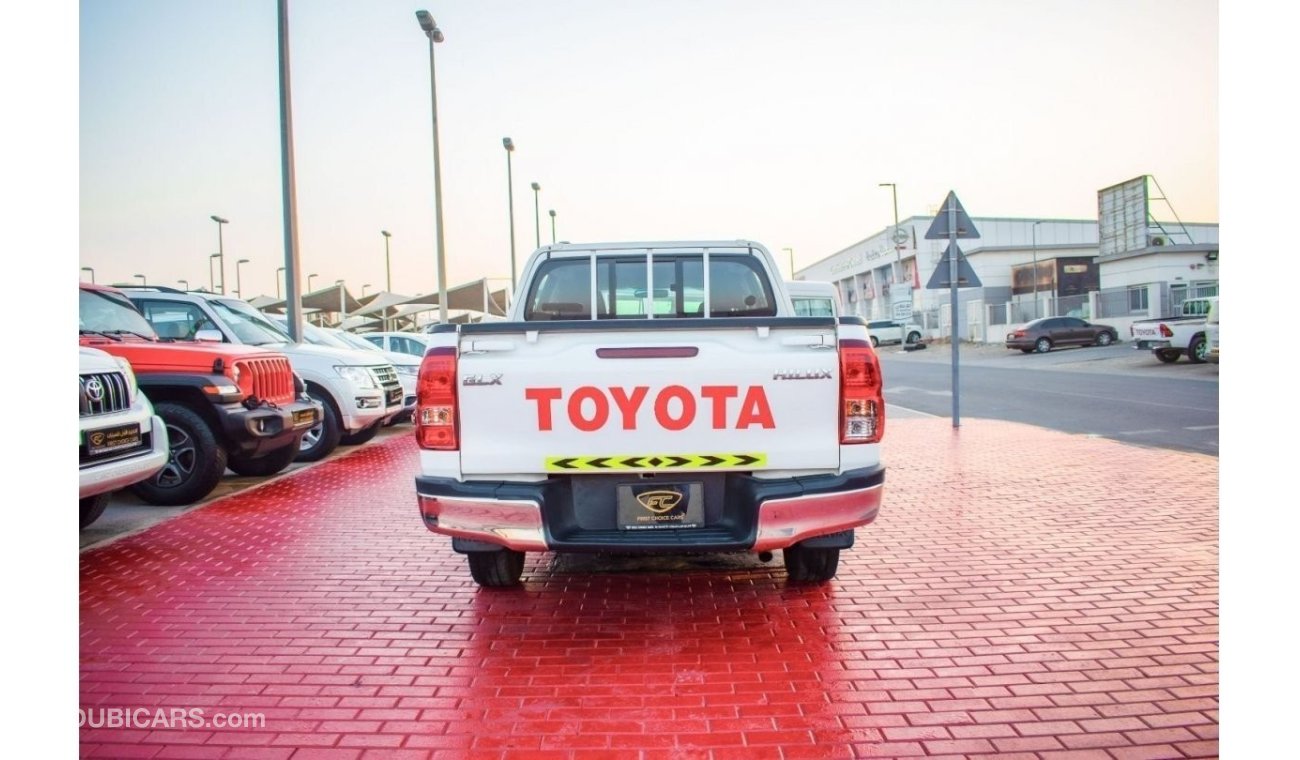 تويوتا هيلوكس 2018 | TOYOTA HILUX  | GLX DOUBLE CAB 4X2 | GCC | VERY WELL-MAINTAINED | SPECTACULAR CONDITION |