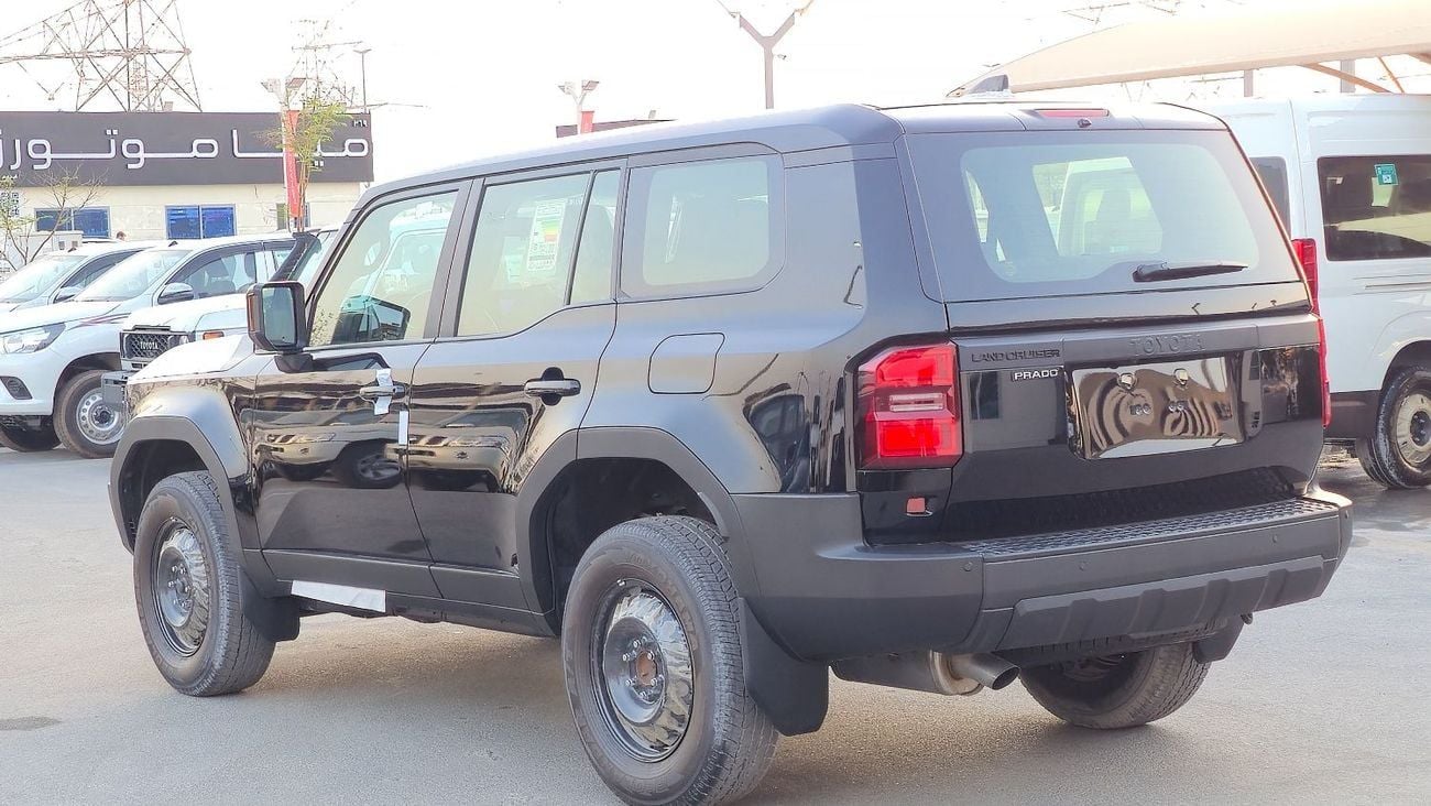 تويوتا برادو TOYOTA PRADO PETROL 2.4T   URBAN - E BASIC - 2025 MODEL - BLACK INSIDE BLACK
