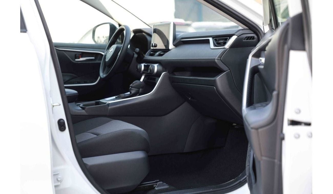 تويوتا راف ٤ 2024 تويوتا راف فور 2.5 هايبرد MID - أبيض بلاتيني لؤلؤي من الداخل أسود | للتصدير فقط